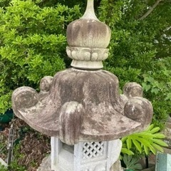 石灯籠　特大　でっかい燈篭　庭石の画像