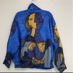 ピカソ　ブルゾン　青の画像
