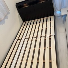 取引中のため購入不可　ニトリ　セミダブル　ベッドフレーム　すのこ　nスリープ　の画像