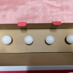 【神戸市、たつの市で受け渡し可】アイリスオーヤマ LED E17 電球色 40w 電球 4個セットの画像