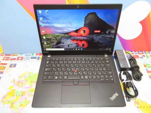 B06 レノボ Thinkpad X390 13.3型 FHD 8365U カメラ 良品 office2019