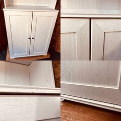  11660 IKEA 書棚　2枚扉リビング収納　   🚗2月23、25、26日八尾市 条件付き配送無料！    の画像