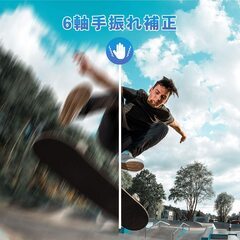 ポジカメアクション(32GB microSD セット) アクションカメラ ポケット 小型 4K/60fps 録画 両面ディスプレイ 6軸 手振れ補正 防水 防塵 日本語説明書付きの画像