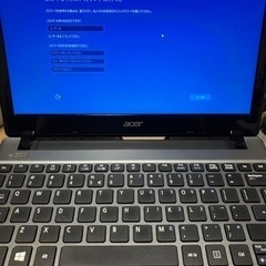 【お話中】acer aspire v5 モバイルノートパソコンの画像
