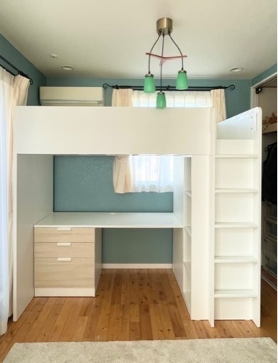 【値下げしました❗️】IKEA製　ロフトベッド　(配送無料！)掲載期間3/8日まで限定です❗️