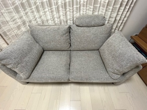 【値下げ】2人掛けソファー　大塚家具　クエント2P