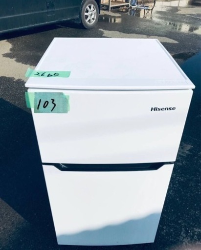 ✨2019年製✨ 103番 Hisense✨冷凍冷蔵庫✨HR-B95A‼️