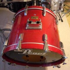 値引きいたします。バスドラム。pearl社製24インチメイプル製の画像