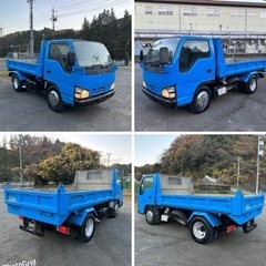 早い者勝ち！NOX.PM適合!インジェクター新品交換、マフラー清掃済み！H18年いすゞエルフ！花見台ローダーダンプ積載2000kg！3ペダル5速MTの画像