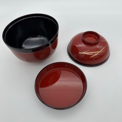 未使用品　おしるこ　お椀5個セットの画像