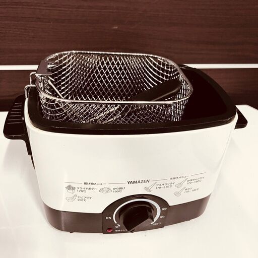  11710 YAMAZEN 電気フライヤー 2019年製  ?2月25、26日 門真市 条件付き配送無料！    