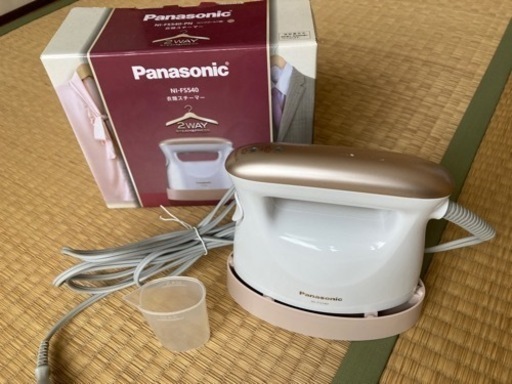 【譲り先決定】Panasonic 衣類スチーマー 2018年製　★引取りor周辺駅で受渡し
