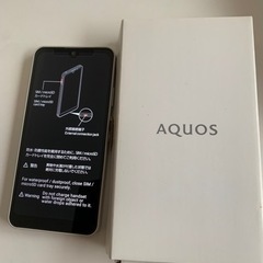 商談中【美品】AQUOS wish(A104SH)使用1ヶ月のみ！