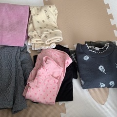 85〜90サイズ　女児冬服の画像
