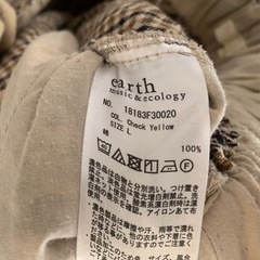 【今週500円➡︎400円】【最終お値下げ】【earthブランド】『earthパンツL size』の画像