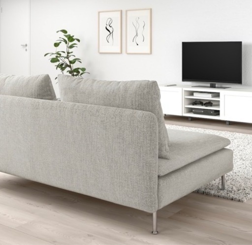 IKEA ソーデルハムン ホワイト 送料込み】IKEAソファ ソーデルハムン
