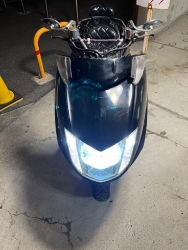 ヤマハ　マグザム　ブラック　タイヤ前後山あり　実働