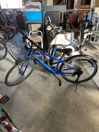 子供自転車　ブリヂストン　青