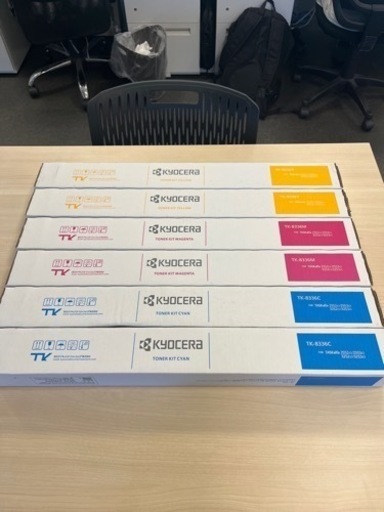 【新品未使用】京セラ 　複合プリンター　純正トナー　TK-8336CMY 各色　2本