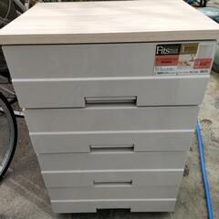 収納ケース/小物収納ボックス 【幅55cm 4段】 カプチーノ ...