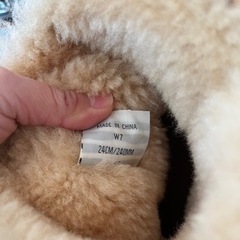 ムートンブーツの画像