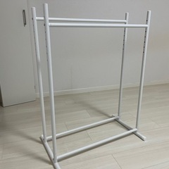 ハンガーラック　ダブル　押入れ収納