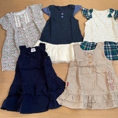 女の子お洋服セット90cmの画像