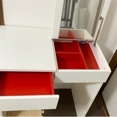 （購入者決定）化粧台と椅子セットの画像