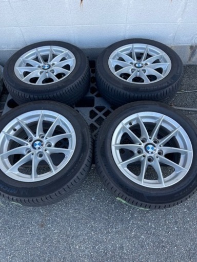 ミシュランダンフラットタイヤ　2021年式　BMW3シリーズ純正ホイール付き4本セット　バリ山