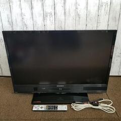 【美品】三菱 32型液晶テレビ REAL LCD-A32BHR6 内蔵ブルーレイ＆HDD 500GB 首振りオートターン 3チューナー搭載 2015年製品 
