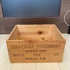 ワインが入っていた木の箱　2箱セットの画像