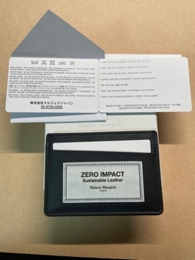 マルジェラ　カードケース　新品　ZERO IMPACT