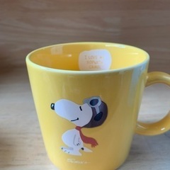 マグカップ　スヌーピー　黄色
