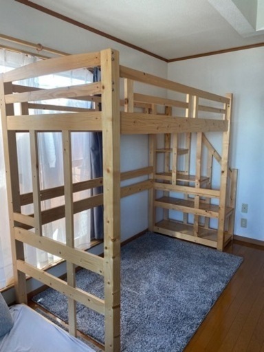 木製ロフトベット