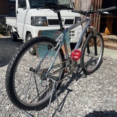 26インチ MTB 完成車 ブリヂストン フォルクスワーゲン コラボレート Wネーム 中古品　かっこいい〜 送料10,000円負担いたします～♪の画像