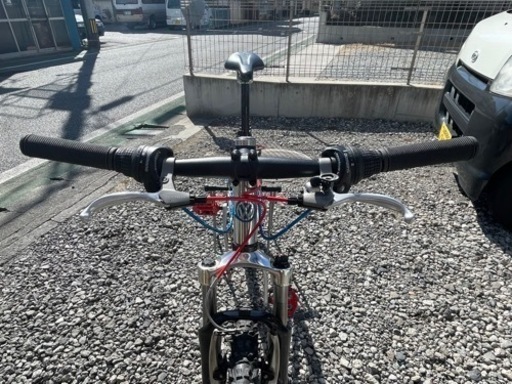 26インチ MTB 完成車 ブリヂストン フォルクスワーゲン コラボレート Wネーム 中古品　かっこいい〜 送料10,000円負担いた