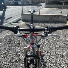 26インチ MTB 完成車 ブリヂストン フォルクスワーゲン コラボレート Wネーム 中古品　かっこいい〜 送料10,000円負担いたします～♪の画像
