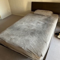 無印良品　ベッド　マットレス付き