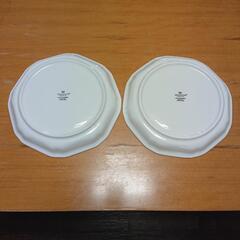 ウェッジウッド、ワイルドストロベリー、オクタゴナルディッシュL、２枚セットの画像