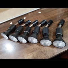 ダクトレールライト 電球付き 6個セット 照明器具の画像