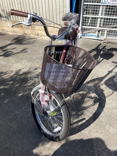 未使用?高齢者用20インチ軽い力でこげーる自転車