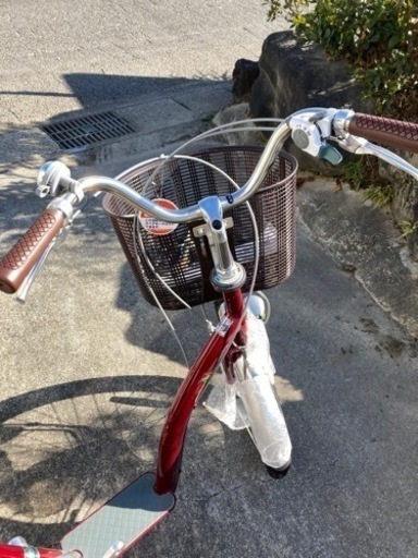 未使用?高齢者用20インチ軽い力でこげーる自転車