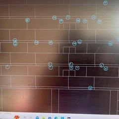 CADの打ち込み作業(自宅にて)