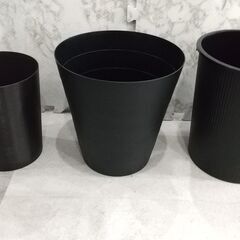ゴミ箱(黒) ３点セット