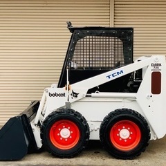 TCM ボブキャット 725 852時間 スキッドステアローダー ミニホイールローダー ショベルローダー4WD 新品タイヤ サイドミラー LEDライトの画像
