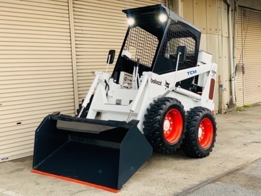 TCM ボブキャット 725 881時間 スキッドステアローダー ミニホイールローダー ショベルローダー4WD サイドミラー LEDライト