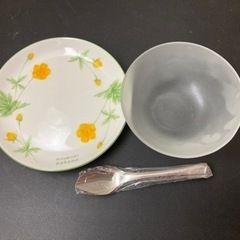 【未使用品】涼しげなガラスデザートセット（5セット）の画像