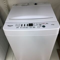 ハイセンス　4.5kg　全自動洗濯機　HW-E4503　2020年製