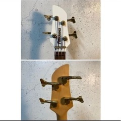 エレキベース フェルナンデス FRBタイプ 白 ホワイト ソフトケース付き