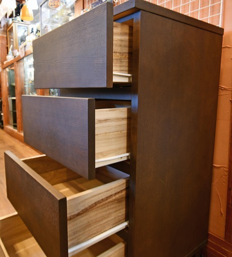 ○廃版！無印良品○タモ材 4段 チェスト 品○相模原 横浜 神奈川○MUJI